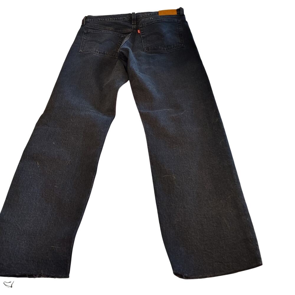 Levi’s Wedgie Jeans 29x27 Dark Wash – Raw Hem – Distressed